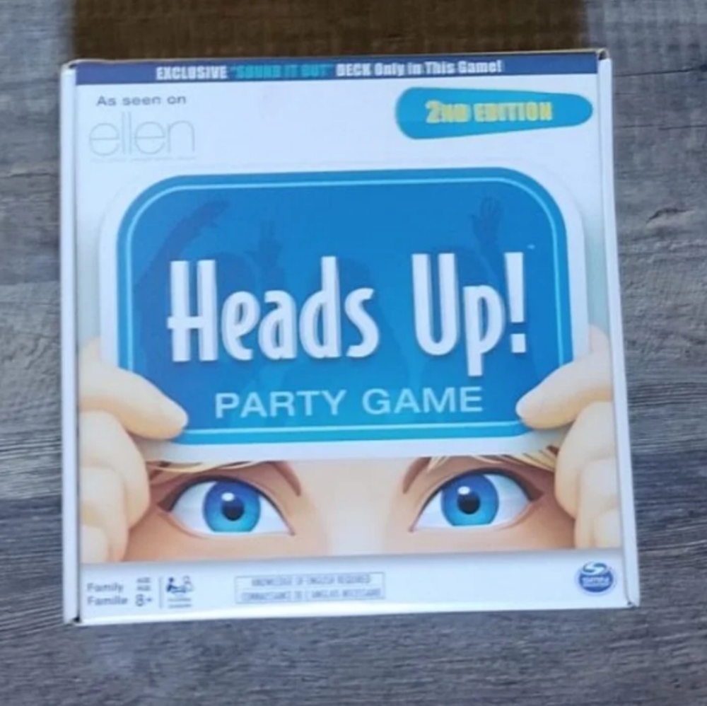 Heads up party game